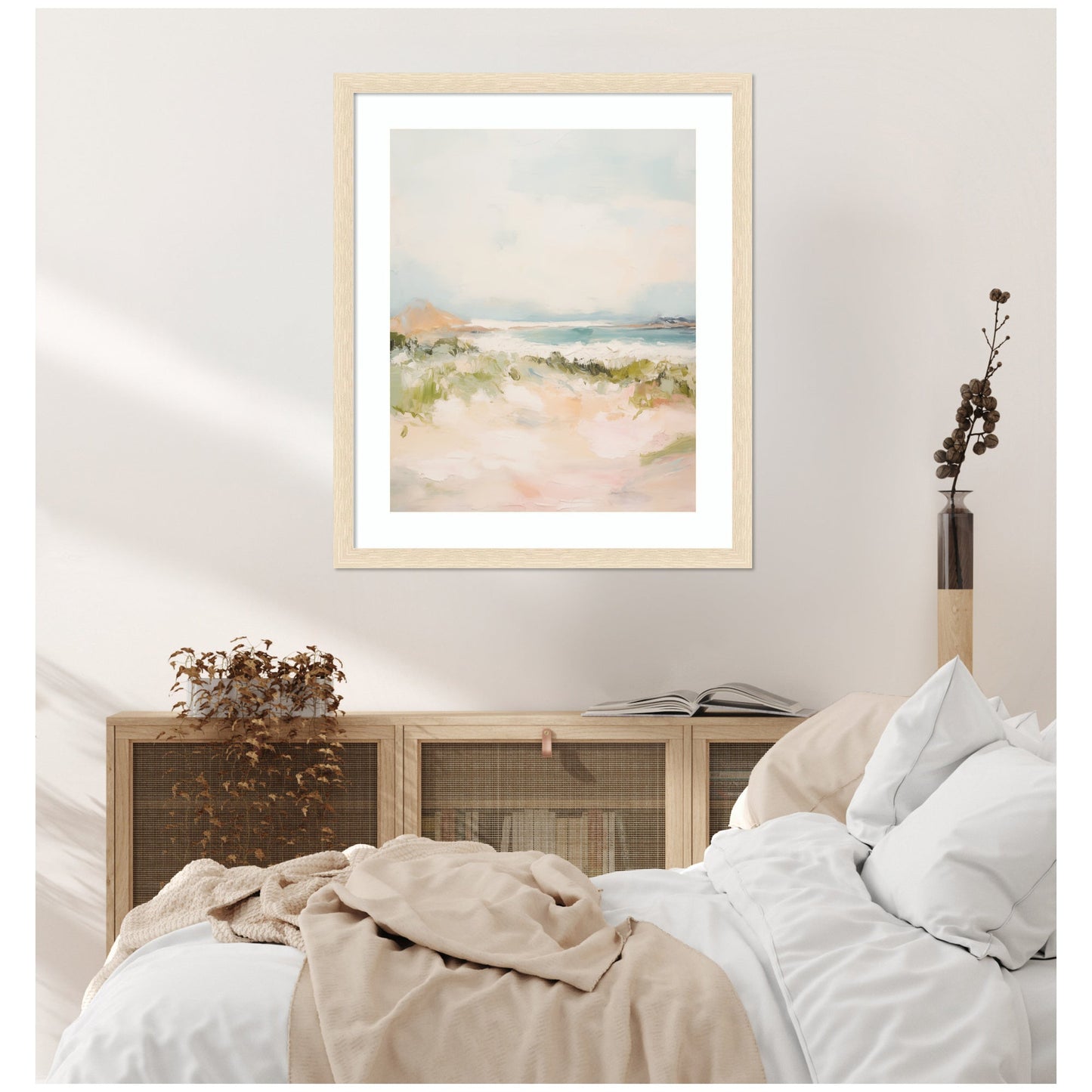 Tranquil Valley Landscape Framed Wall Art