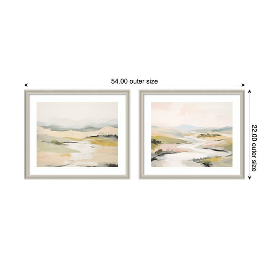 Tranquil Landscape Wall Art Set of 2 Prints