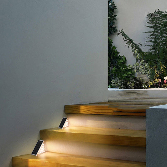 SunStep Solar Step Lights: Illuminate Your Path, No Electricity Needed!