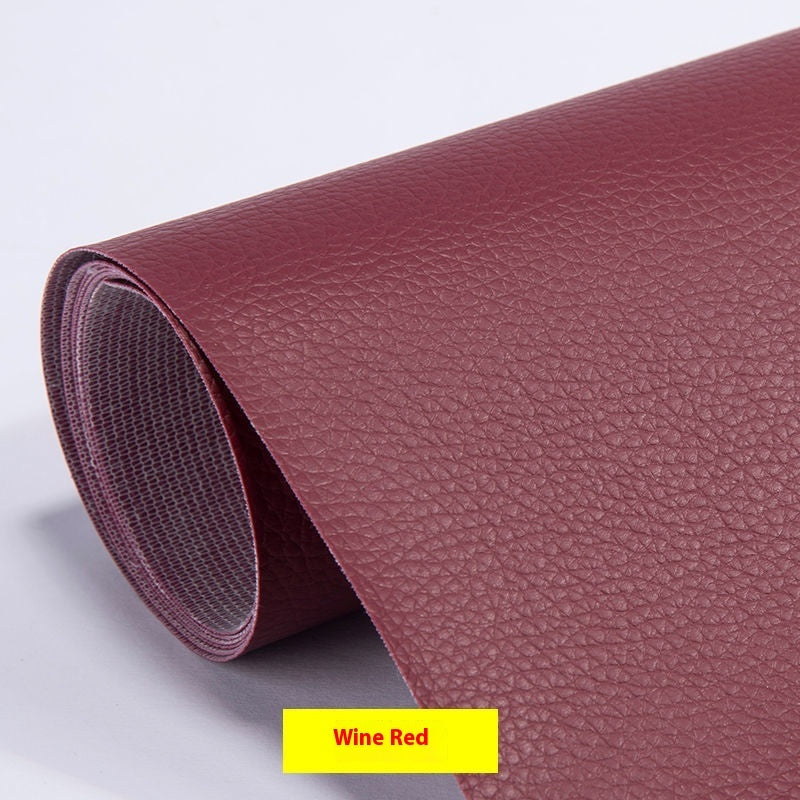 wine red leather repair sticky patch