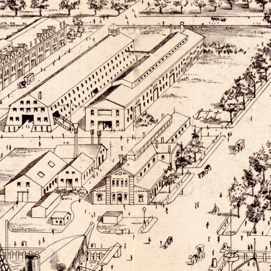 Vintage Map of Philadelphia, Pennsylvania, 1897, No. 2