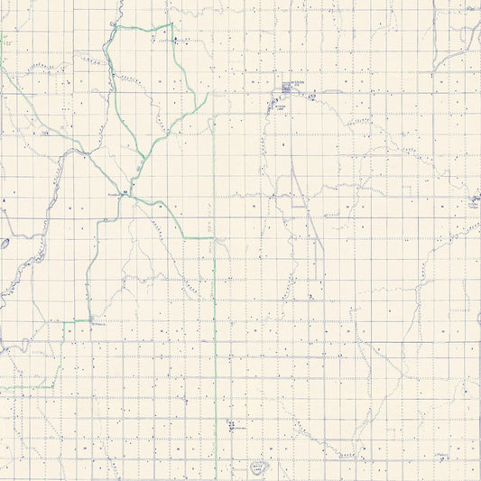Vintage Map of Todd County, South Dakota, 1900
