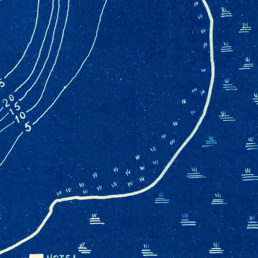 Vintage Jimerson Lake, Indiana Map, 1923