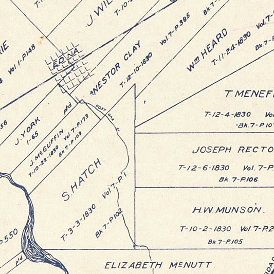 Vintage Map of Jackson County, Texas, 1920