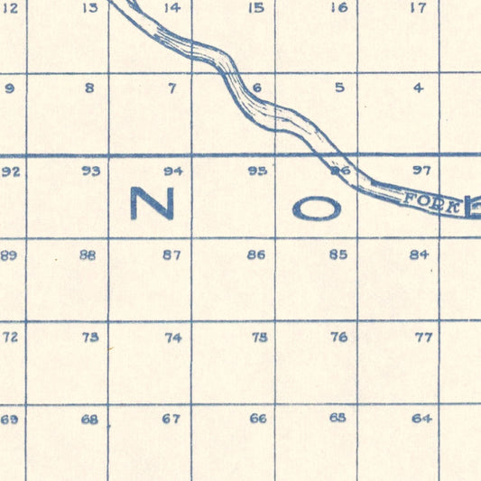 Vintage Map of Collingsworth County, Texas, 1926