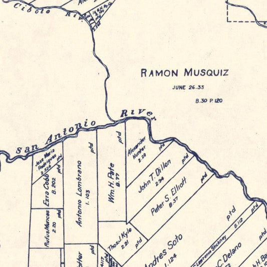 Vintage Map of Karnes County, Texas, 1921