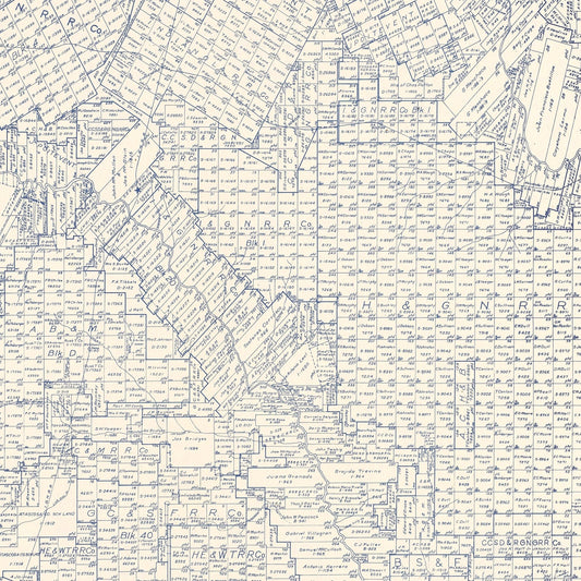 Vintage Map of La Salle County, Texas, 1923