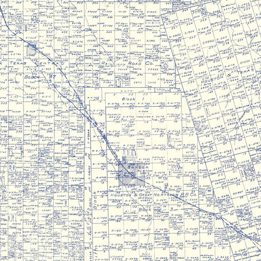 Vintage Map of Scurry County, Texas, 1921