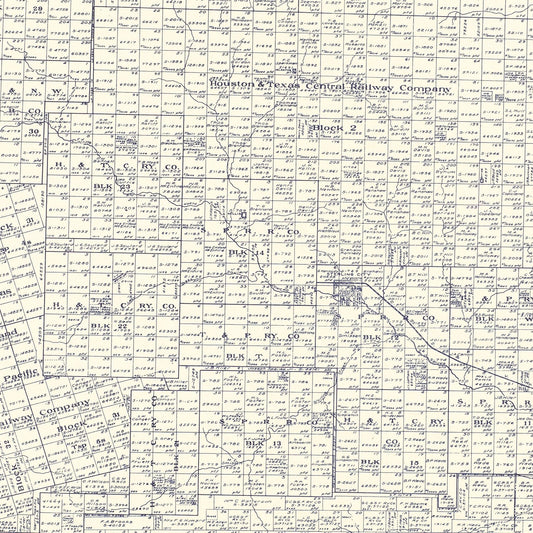 Vintage Map of Sterling County, Texas, 1926
