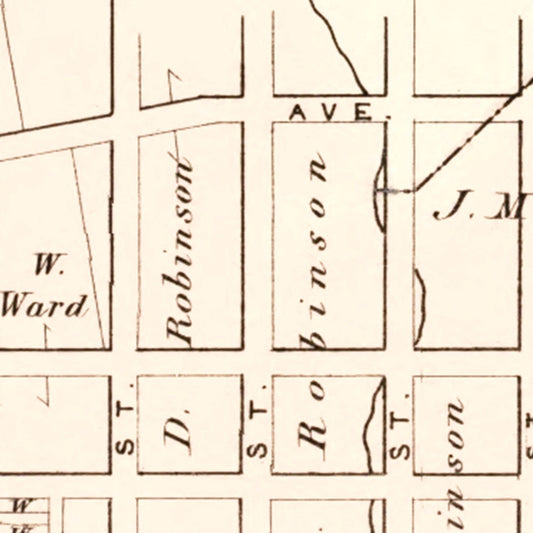 Vintage Map of South Chester, Pennsylvania, 1875