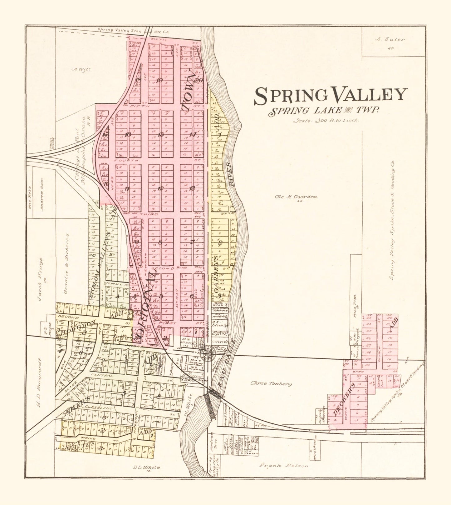 Vintage Map of Watson Township, Lewis County, New York, 1875