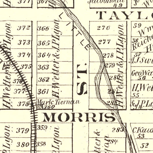 Vintage Map of Sligo, Pennsylvania, 1877