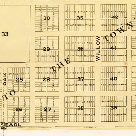 Vintage Map of Porter, Indiana, 1895