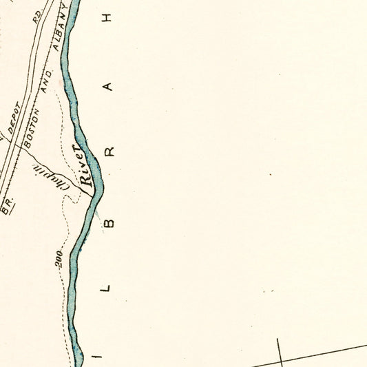 Vintage Map of Grant, Worth County, Missouri, 1902