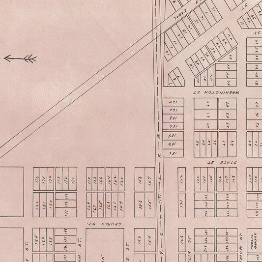 Vintage Map of Melrose, Ohio, 1905