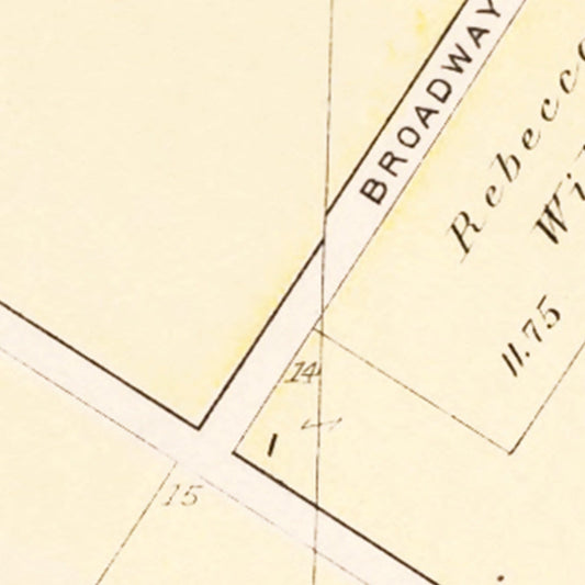 Vintage Map of DeSoto, Nebraska 1908