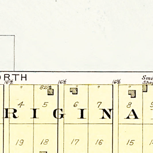 Vintage Map of Good Hope, Ohio, 1913
