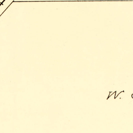 Vintage Map of Bellflower, Illinois, 1914