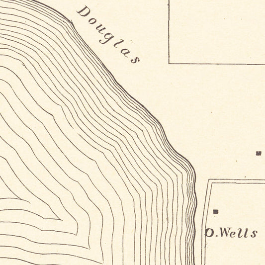 Vintage Lake Madison, Minnesota Map, 1921