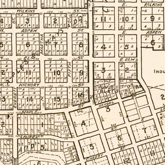 Vintage Map of Stillwater, Minnesota, 1938