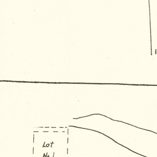 Vintage Map of Loon Lake, Indiana, 1939