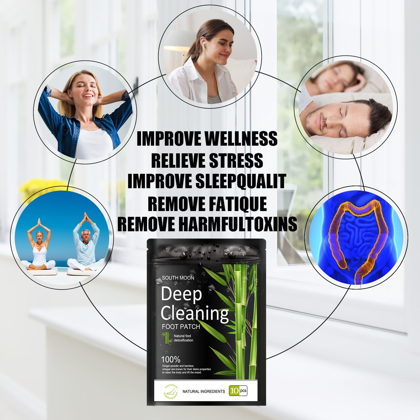 Deep Cleaning Foot Patch – Detox While You Sleep, Wake Up Refreshed
