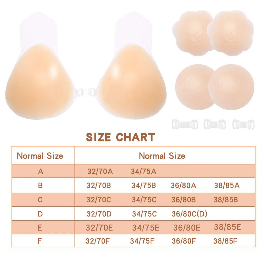 Strapless Pull Ups Silicone Push Up Bra – Lift, Shape & Confidence for Every Dress