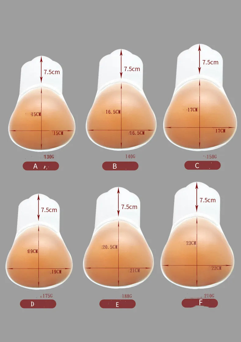 Strapless Pull Ups Silicone Push Up Bra – Lift, Shape & Confidence for Every Dress