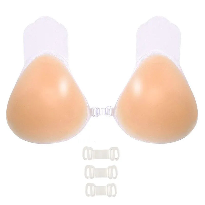 Strapless Pull Ups Silicone Push Up Bra – Lift, Shape & Confidence for Every Dress