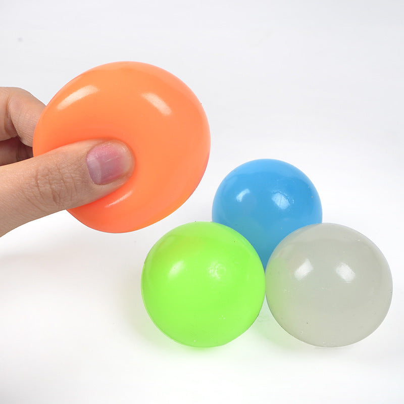 Sticky Ceiling Balls – Glow-in-the-Dark, Reusable Fidget Fun
