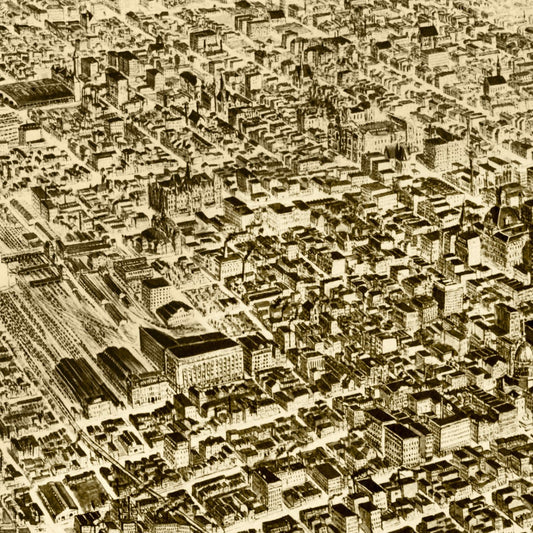 Vintage Map of St. Louis, Missouri, 1894 II