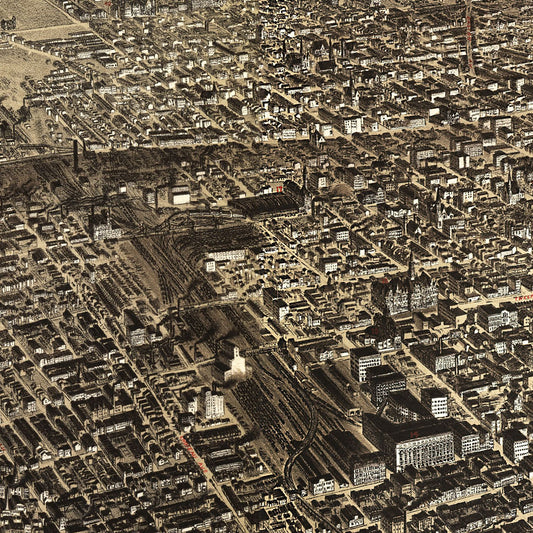 Vintage Map of St. Louis, Missouri, 1895