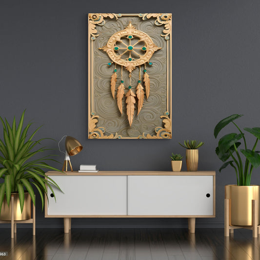 Whispering Feathers Canvas Wall Art