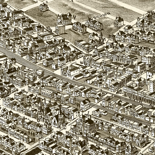 Vintage Map of Homestead, Allegheny County, Pennsylvania, 1902