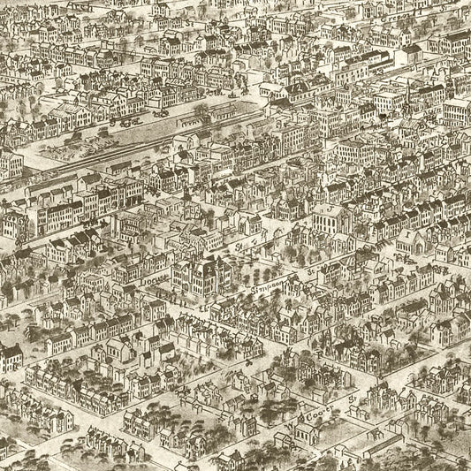 Vintage Map of Mechanicsburg, Pennsylvania, 1903