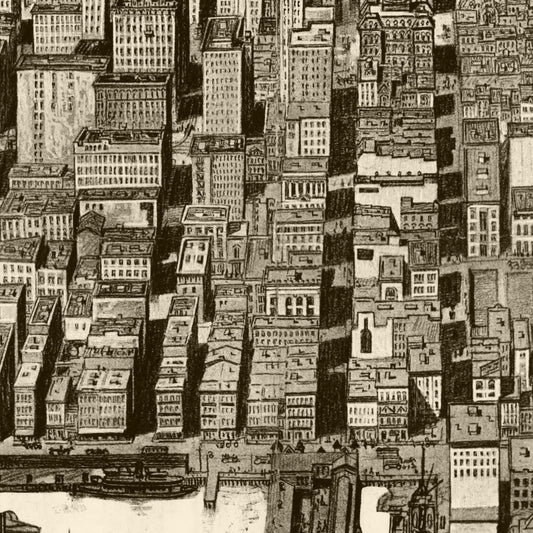 Vintage Map of Baltimore, Maryland, 1912