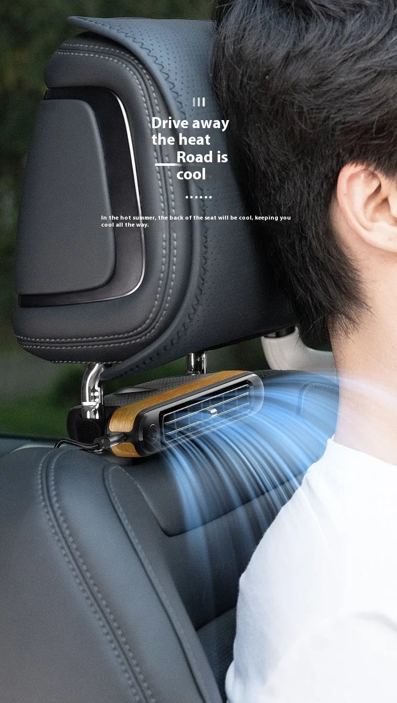Quiet three-speed car fan for trucks and SUVs