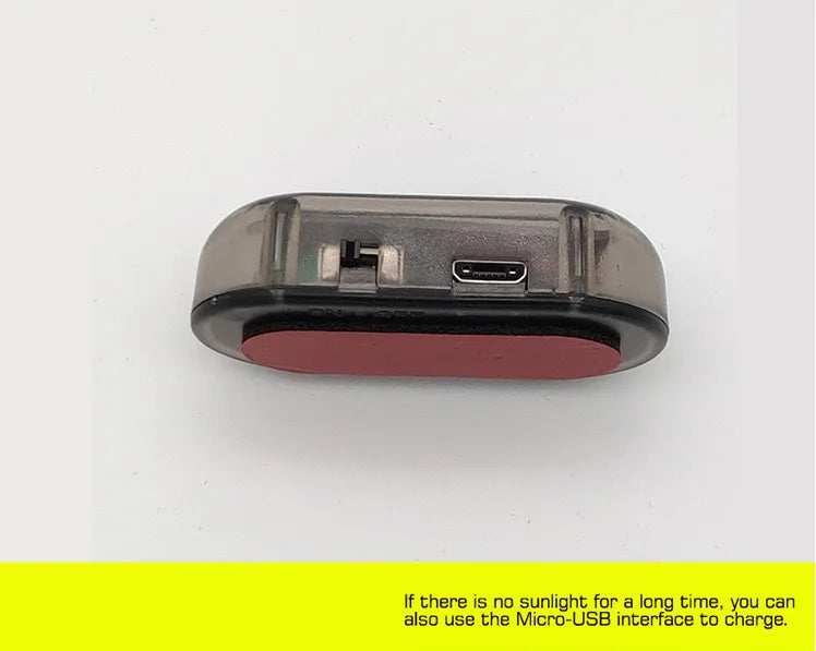Car Fake Security Light – Solar Dummy Alarm LED Deterrent