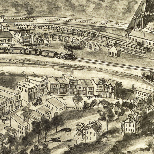 Vintage Map of Keystone, West Virginia, 1911