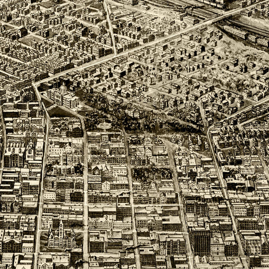 Vintage Map of St. Paul, Minnesota, 1906