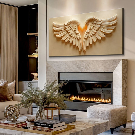 Wings of Devotion Canvas Wall Art