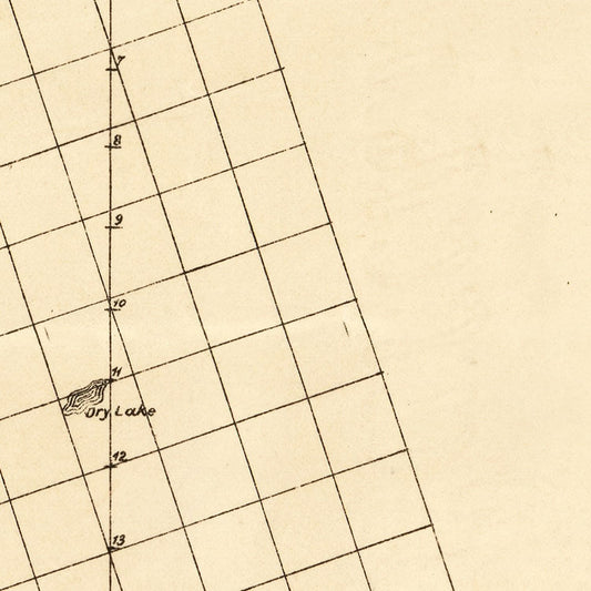 Vintage Map of Winkler County, Texas 1888