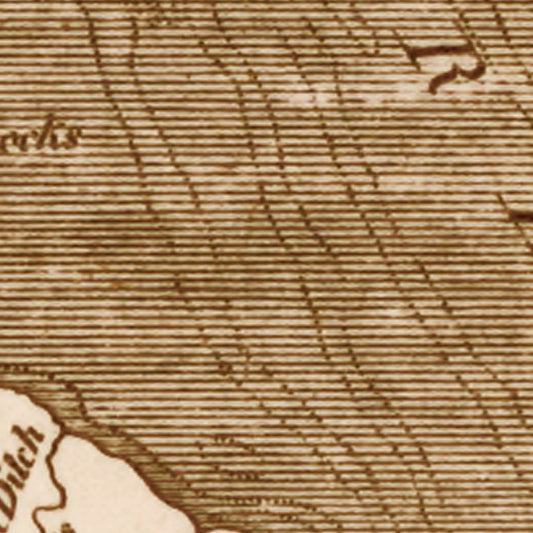 Vintage Map of Delaware, 1804