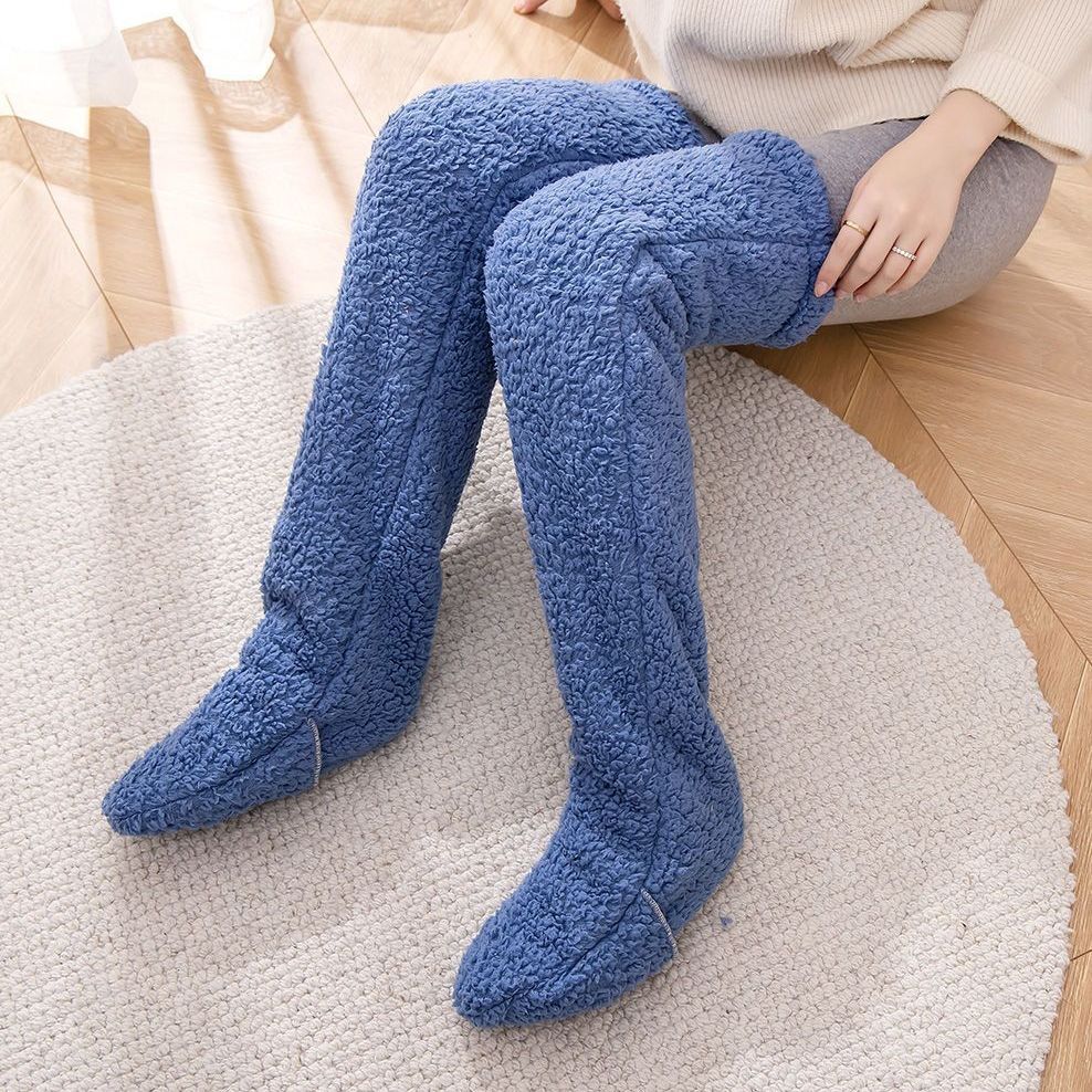 Fuzzy Knee High Socks - Instantly Warm & Cozy Your Legs