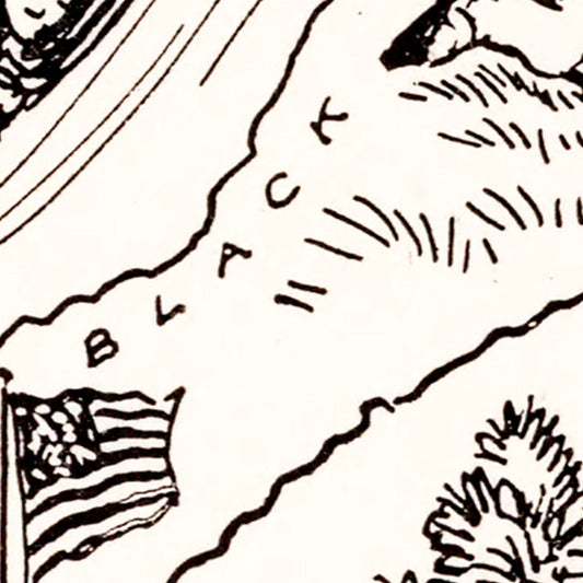 Vintage Map of Mississippi, 1931