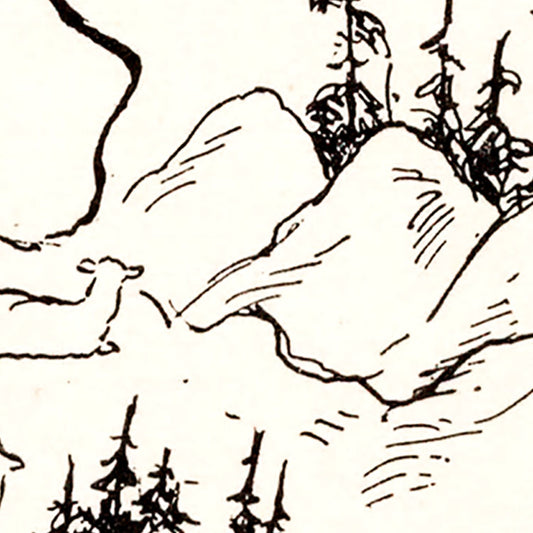 Vintage Map of Wyoming, 1931