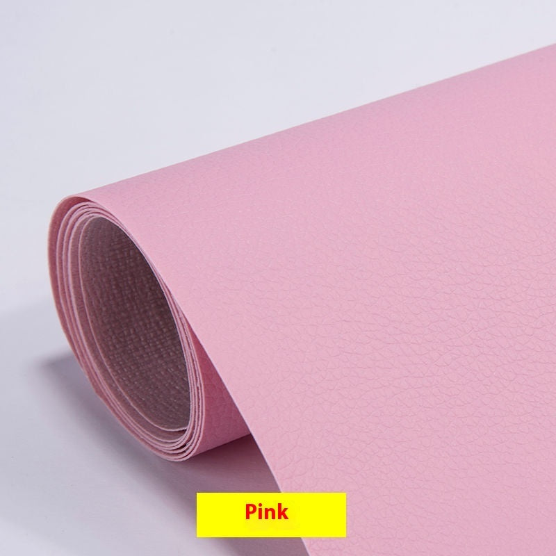 pink leather repair sticky patch