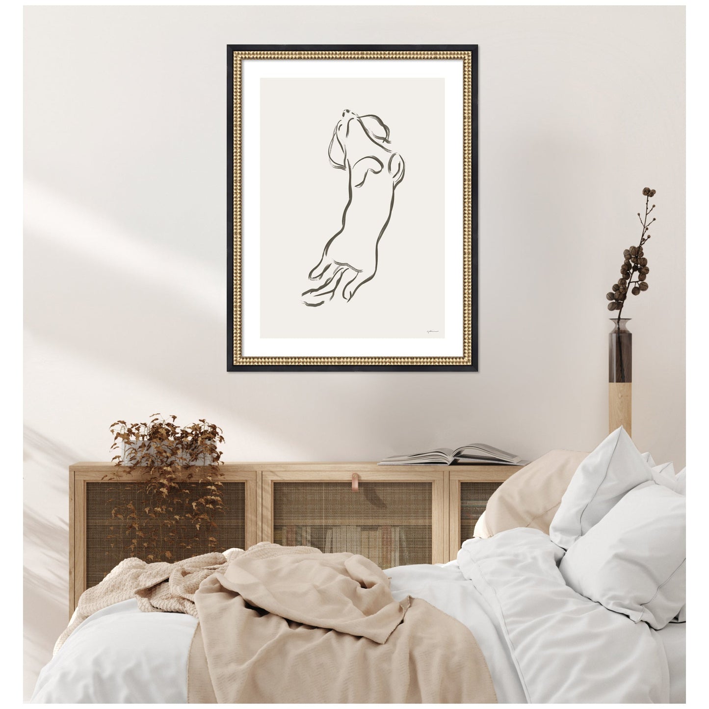 Dachshund Framed Wall Art Print