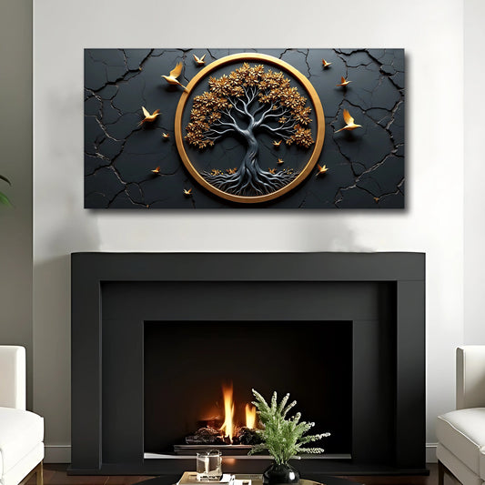 3D Celtic Tree of Life Canvas Wall Art IV-K