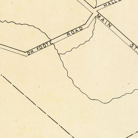 Vintage Map of Baltic, Connecticut, 1893